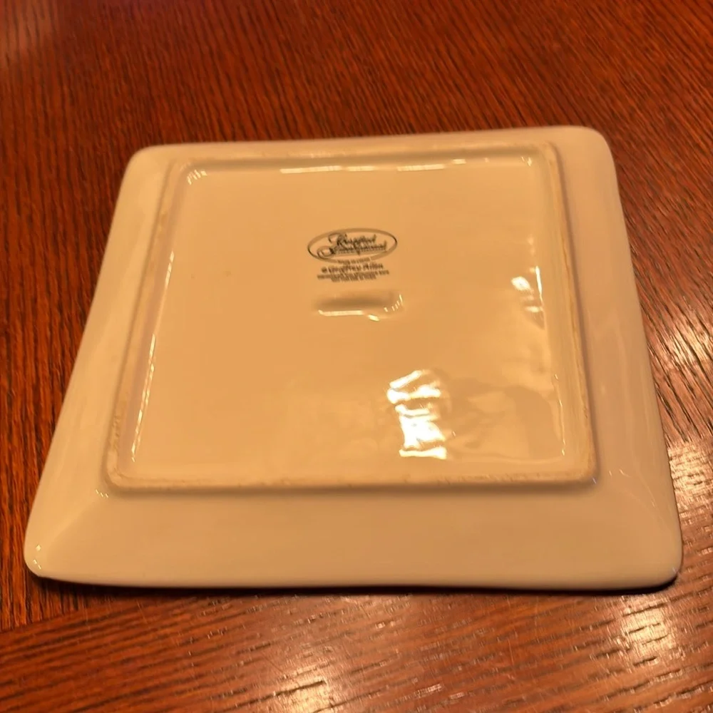 Certified International Geoffrey Allen Rooster salad lunch plate - BLUE…